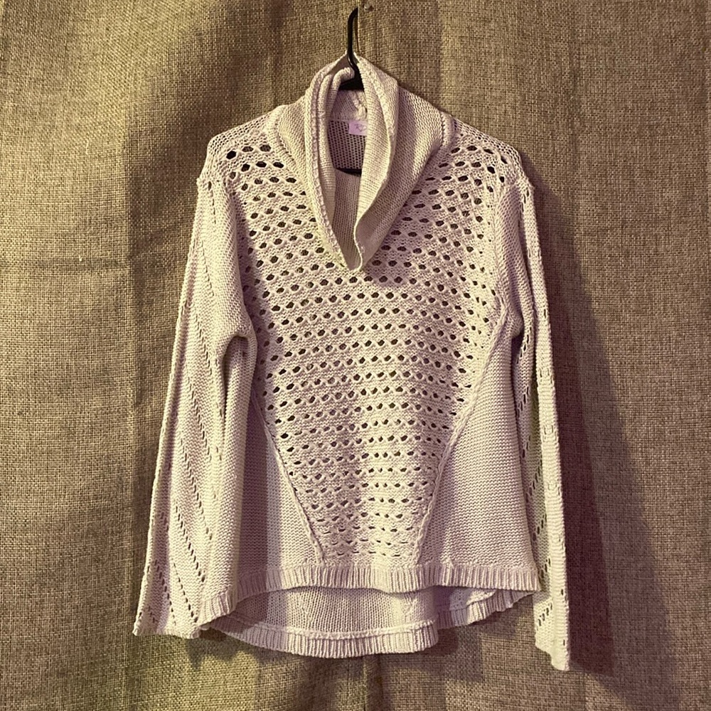 RD style knitted cream sweater - Size L